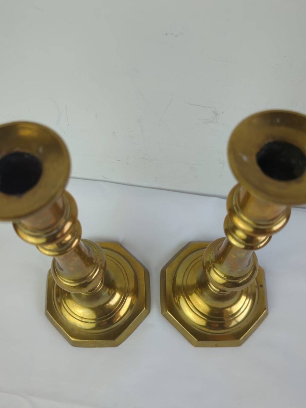 Brass Candlesticks - Picture 3 of 4